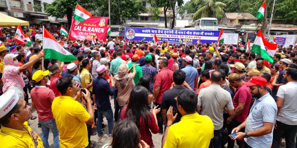 Rally politik PKB di Cilacap dengan pendukung antusias.